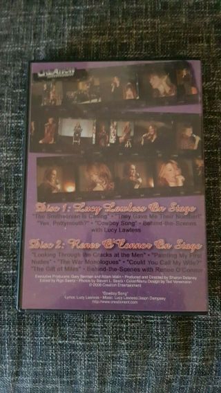 XENA - LUCY LAWLESS & RENEE O ' CONNOR - Back to Back 2 DVDs - RARE 2