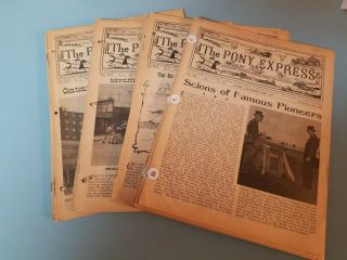 " The Pony Express ",  Newspaper,  Sonora Ca.  1959 - 1962 19 Issues