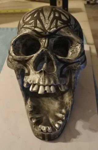 2003 Tribal Pewter Adams Apple Skull