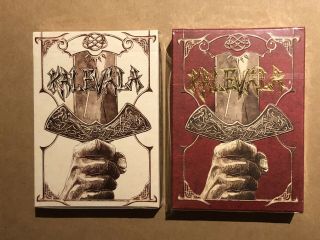 Kalevala Playing Cards Standard And Limited Gilded Edition Rare