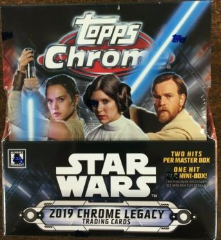 2019 Topps Star Wars Chrome Legacy Factory Hobby Box