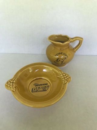 Vintage Tennessee Walking Horse Pitcher Plate Ceramic Decorative Souvenir Unique