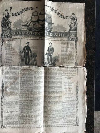 Antique Newspaper " Gleason 