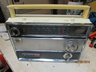 Vintage Sony Radio Tfm - 1000w 14 Transistor Sensitive Portable Am/fm