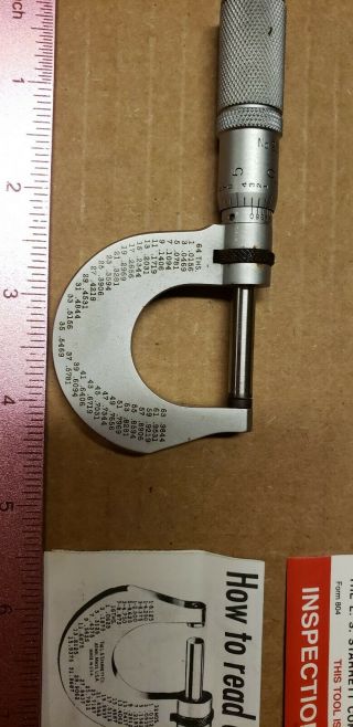 Starett Micrometer Caliper T230XFL 2
