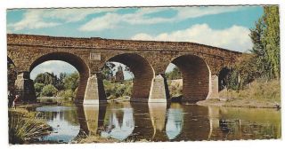 Old Postcard Bridge Of Richmond Tasmania C.  1950 