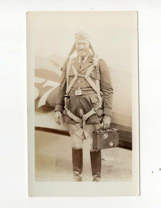 Vintage Photo Aviator Roscoe Turner