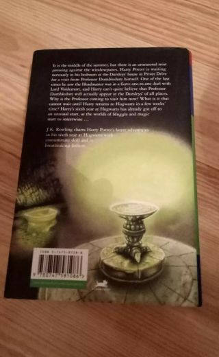 Harry Potter and the Half - blood Prince: with print error s first edition rare 3
