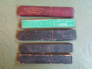 Vintage Straight Razor Boxes Only Germany And Others