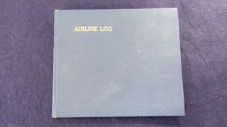 United Airlines Co - Pilot Logbook 1960 - 64 - Named - Cv - 340 / Dc - 6 / Dc - 7 - 2,  300,  Hrs