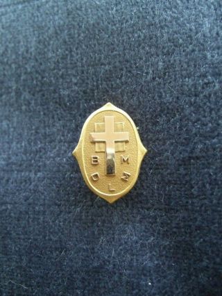 Birks 10k Gold Marked Religious Pin Bdlmm