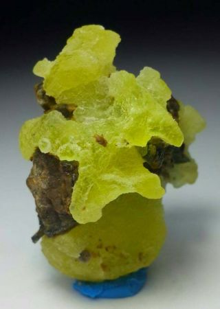 Brucite - 24 - Gm - Yellow - Color - Rare - Mineral - Doubly - Termination - D.  - Jemmy - Crystal