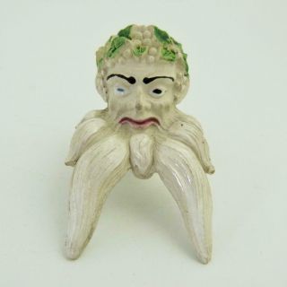 Antique Meerschaum Smoking Pipe Bowl In The Form Of Bacchus