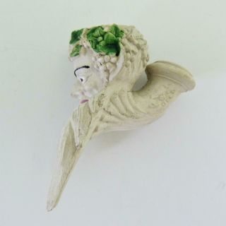 ANTIQUE MEERSCHAUM SMOKING PIPE BOWL IN THE FORM OF BACCHUS 2