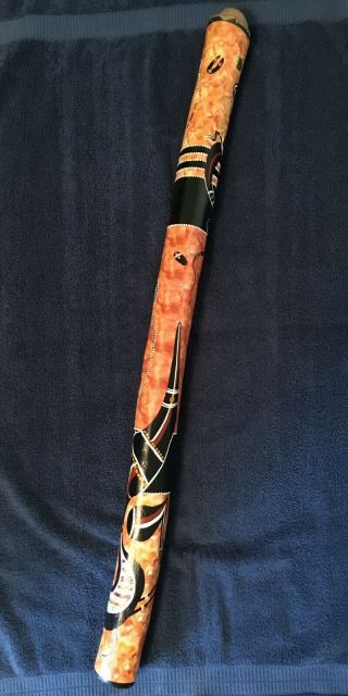 Authentic Eucalyptus Didgeridoo With Australian Aboriginal Art