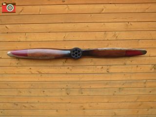 A Vintage Flight Wooden Aircraft Propeller.  Authentic Models 186cm / 73.  25in.