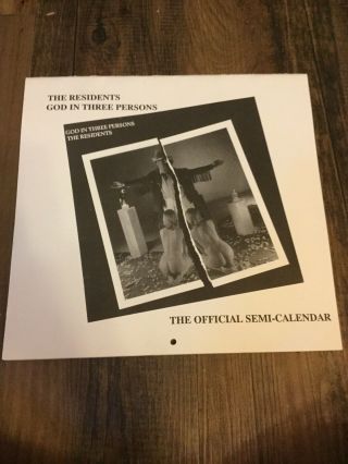 Rare The Residents God In Three Persons Official Semi - Calendar