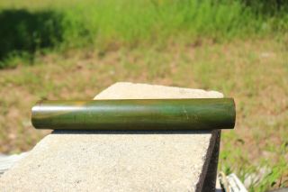 Bakelite green yellow marble rod 241x38mm 349 gr HAVE CRACKS 4