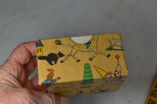 box paper cardboard gift elephant bunny soldier juvenile 3.  5 x 2.  5 vintage 1940 4