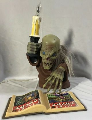 Vintage 1996 Crypt Keeper Candelabra Tales From The Crypt Desk Lamp/nightlight