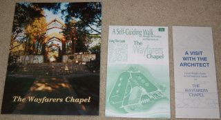 Wayfarers Chapel Guide Books Rancho Palos Verdes California - Lloyd Wright