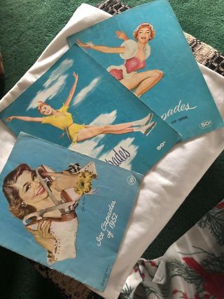 3 Ice Capades 1950s Programs Donna Atwood Peter Pan Cinderella