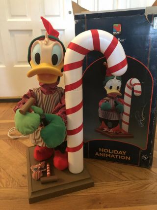 Santa’s Best Mickey Unlimited Disney Donald Duck Animatronic Figure