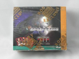 Babylon 5 Season 4 Four Trading Cards Box Factory