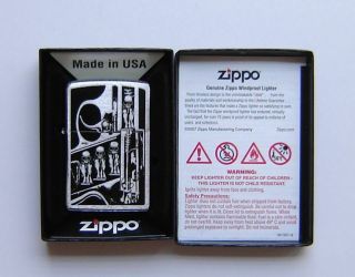 Orig H.  R.  Giger Zippo Lighter Birth Machine From Museum