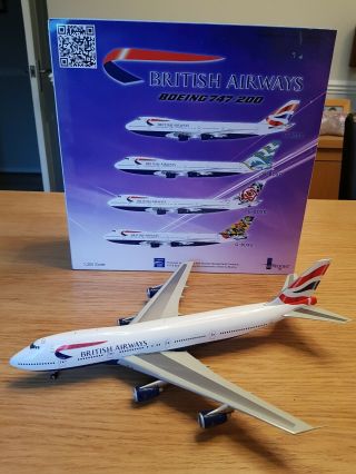 Inflight 200 British Airways Boeing 747 - 200 G - Bdxb 1:200