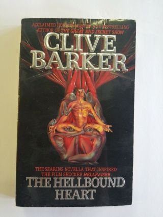 Clive Barker The Hellbound Heart First Edition Paperback Book.
