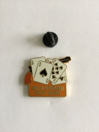 Deadwood South Dakota Pin With Aces And Eights