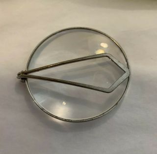 Vintage Bausch & Lomb Folding Pocket Magnifying Glass Magnifier