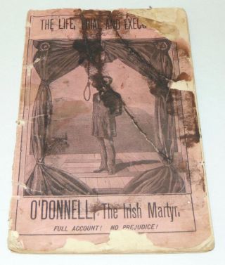 Rare Antique Book 1883 The Life Trial & Execution Of O 