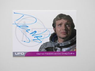 Ufo Series 2 Autograph Card Derren Nesbitt As Colonel Craig Collins - Dn1