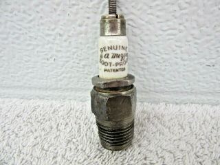 Antique Vintage J.  A.  Mezger Soot - Proof Spark Plug 1/2 " Pipe Thread Dp