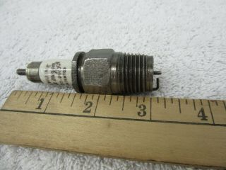 Antique Vintage J.  A.  Mezger Soot - Proof Spark Plug 1/2 