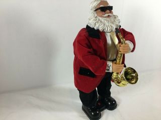 Santa Claus Saxophone Playing Sax Holiday Time Christmas Musical Dancing VIDEO 2
