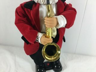 Santa Claus Saxophone Playing Sax Holiday Time Christmas Musical Dancing VIDEO 5