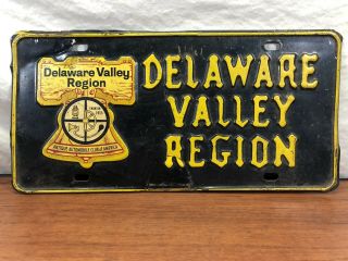 Vintage Antique Automobile Club Of America Delaware Valley Region License Plate