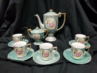 Vintage Japanese Porcelain Tea Set