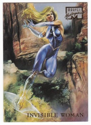 1996 Marvel Masterpieces 23 Invisible Woman Art By Julie Bell
