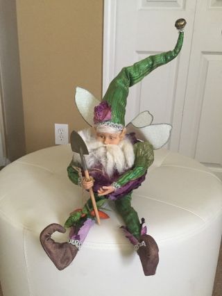 Mark Roberts Retired Easter Purple Cabbage Fairy Large