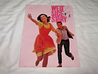 An Vintage 1957 Movie Theatre Storybook West Side Story