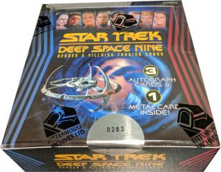 Star Trek Ds9 Heroes & Villains Factory Box Of 24 Packs