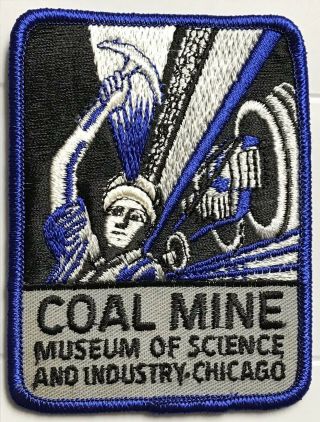 Coal Mine Museum Science Industry Chicago Souvenir Embroidered Patch Badge 2