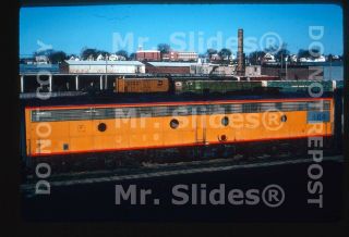 Slide Amtrak Union Pacific Paint E9b 464 Omaha Ne 1975