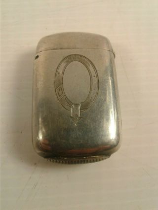 Vintage Silver Vesta/match Stick Case/box Hallmarked Stamped H J & C