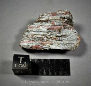Sussexite On Rhodonite With Bementite - Franklin,  Nj