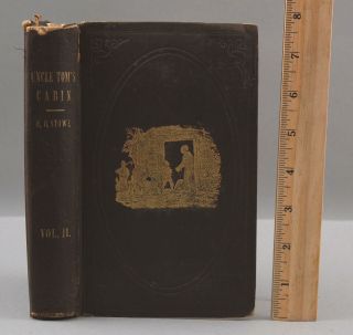1851 Antique Black Americana 1st Edition Book Vol Ii Uncle Toms Cabin